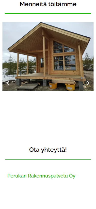 Kuvagalleria pyyhkäistävänä karusellina puhelimella
